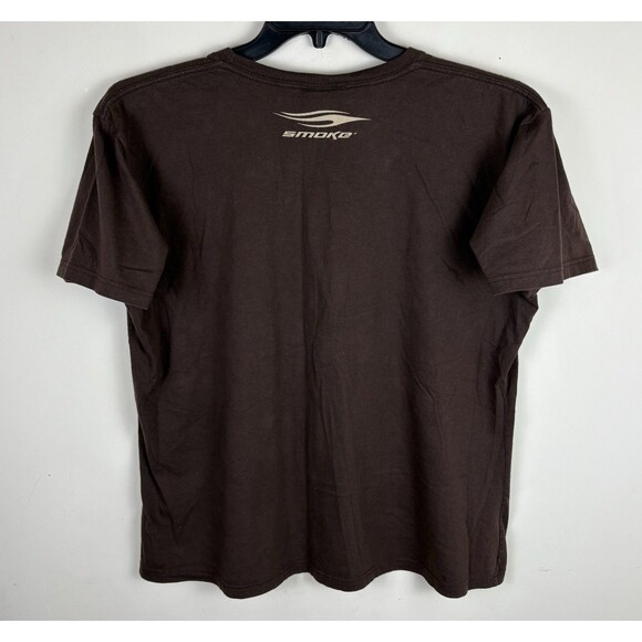 Women’s Smoke By Tony Stewart Graphic T-Shirt / Brown / Size XL - Picture 3 of 6